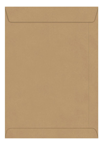 Envelope Metade A4 Saco Kraft Pardo 18,5x24,8cm 80g C/50unid