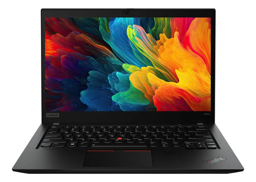 Notebook Lenovo Thinkpad T14 8gb Ram Ddr4, Ssd 256gb Full Hd Preto