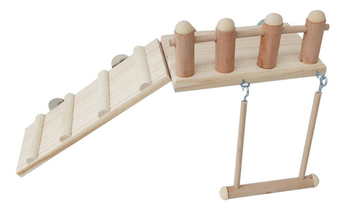 Soportes Para Gimnasios De Juegos De Madera Para Pájaros,