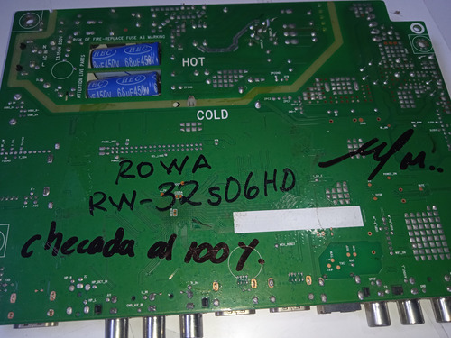 Main Tv Rowa Rw-32s06hd 40-ms08fp-mac2hg Compatible Otras Ma (Usado)