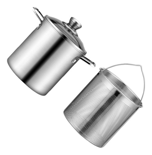 Nuevo Cesta For Cocinar Verduras Al Vapor, Sartén Metálica