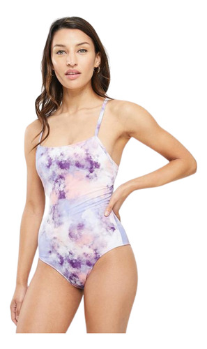 Ropa De Baño Mujer Roxy Tie Die - Morado