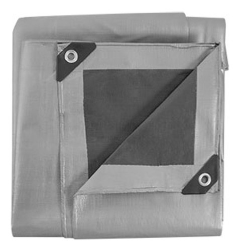 Lona De Polietileno Tipo Gris Reforzada 12x16, 1 Pieza