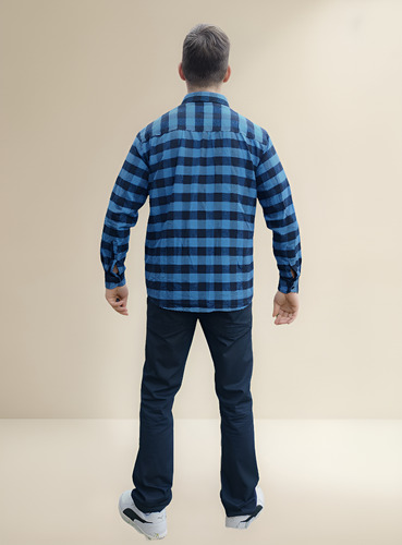 Camisa Leñadora Hombre Abrigada Cuadros