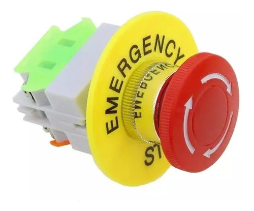 Llave Interruptor De Emergencia. Stop  10 Amp Bipolar 