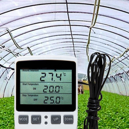 2 Tomas De Termostato Con Controlador Digital De Temperatura