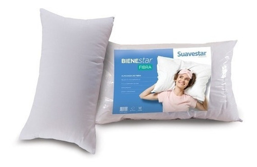 Combo 2 Almohadas Suavestar Bienestar 70 X 40 Fibra