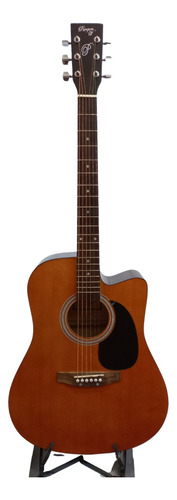 Outlet Guitarra Acustica Parquer Custom Naranja