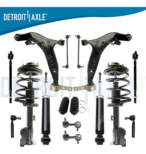 For 2004 2005 2006 2007-2009 Nissan Quest Front Struts Rea