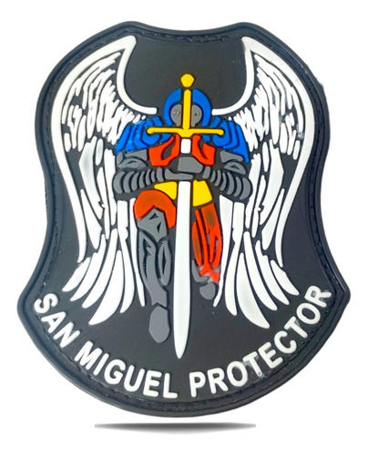 Parche San Miguel Protector Táctico Militar Insignia Pvc