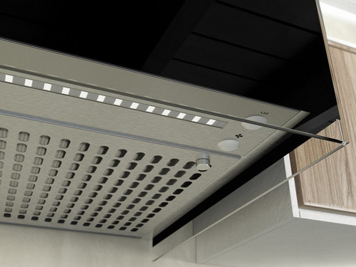 Imagen 3 de 10 de Campana Extractor Cocina Country 55 Cm Luxor Gas Luz Gourmet