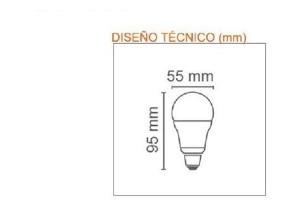Pack X 10 Lámpara Led Osram 5w Luz Calida E27