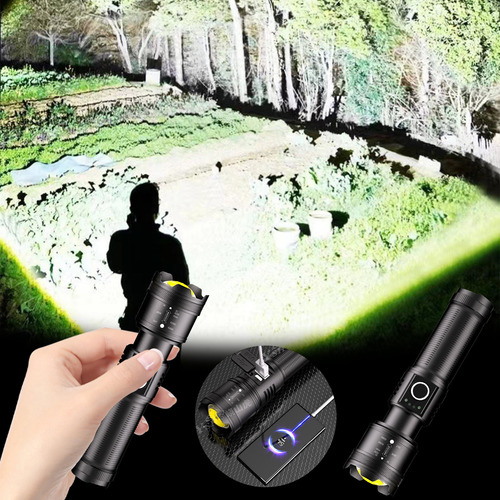 Linterna De Iluminación Portátil K Led Para Exteriores Con R