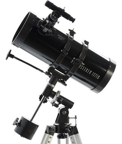 Telescopio Astronómico Celestron Powerseeker Powerseeker 127 Eq Con Una Apertura De 127mm Color Negro