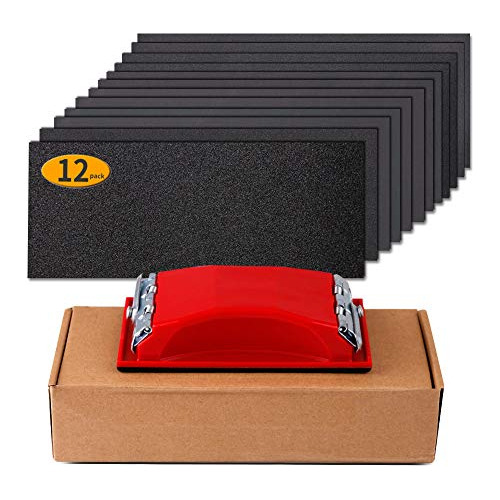 Sandpaper 120 To 2500 Grit Sand Paper With Sanding Bloc...