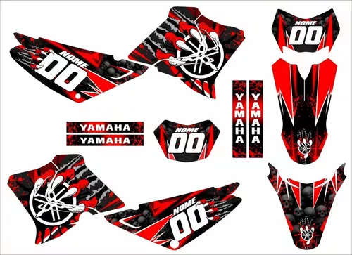 Adesivos Moto Cross Trilha Xtz 125 20mm Personalizada Lm248