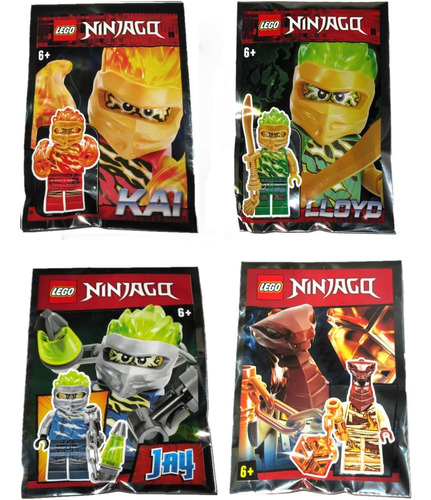 Lego Ninjago Kai Lloyd Jay Y Pyro Whipper Fs Spinjitzu Slam 