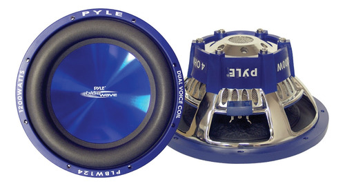 Parlante O Altavoz Para Coche Subwoofer Azul Pyle Plbw84