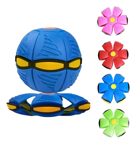 Bola Mágica Disco Voador Brinquedo Ao Ar Livre Bola Maluca Cor Rosa-chiclete