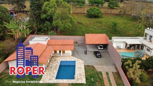 Imagem 5 de 8 de Linda Chácara De Alto Padrão Com 1.500 M²/ Casa Sede/ Área Gourmet Com Piscina À Venda No Condomínio Nautico De Piracaia. - Ch01053 - 71105089