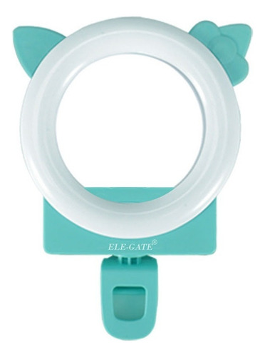 Espejo Aro De Luz Led Soporte Celular Recargable Ele-gate
