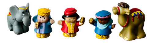 Little People Nacimiento Musical 2002 Con 12 Figuras (Usado)