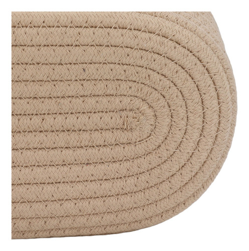 Cesta Organizadora Weaving Rope Para Aperitivos Tejidos En C