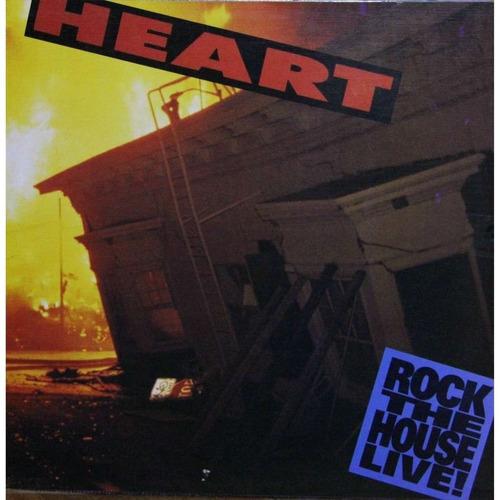 Disco Lp - Heart / Rock The House, Live. Album (1991)