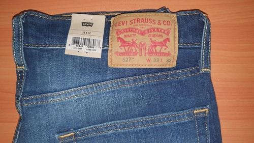 Jean Levis 527 100% Original 33x32 Bota Ancha Tipo Campana