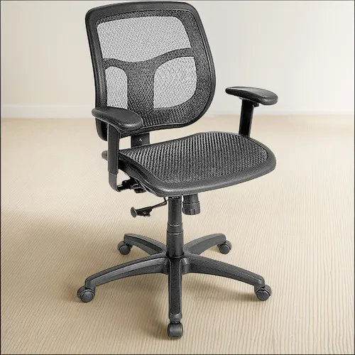 Silla Eurotech Apollo De Malla Con Mecanismo Sincrónico, Neg