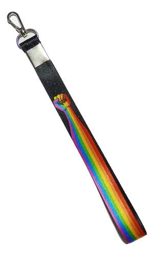 Llavero Raso Lgbt Love De 29cm Con Mosquetón Metálico X2unid