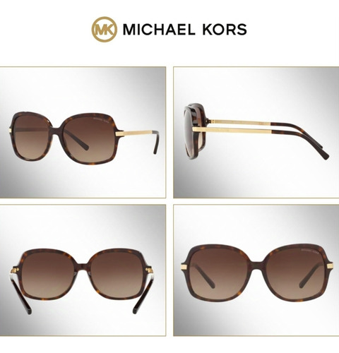 Michael Kors Lentes Sol Mujer Adriana Ii Oversized Marrón