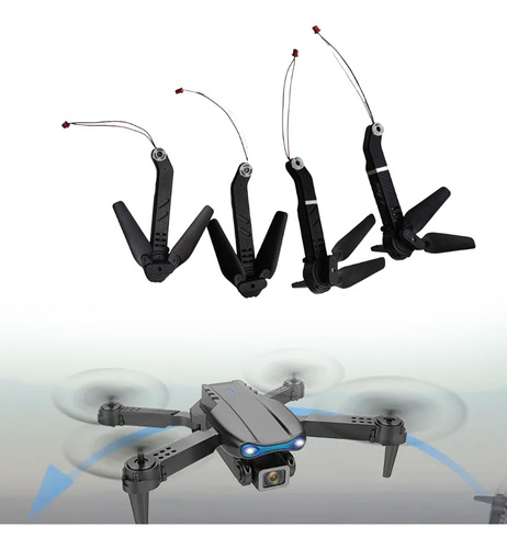 4x Rc Drone Motor Arm Set Conjunto Delantero Y Trasero Para