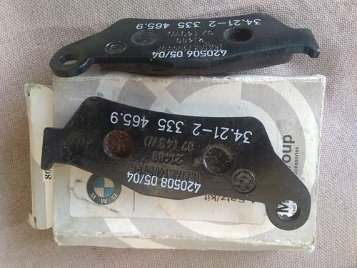 Imagen 3 de 3 de Bmw Motorrad Pastilla De Freno Taseras 3 21 2 335 465
