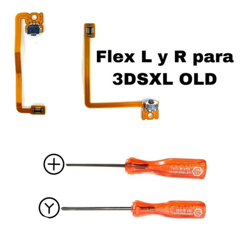 Membrana Par Lr L / R Flexor Con Botones 3ds Xl Nuevo