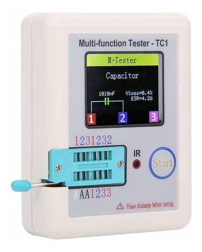 Tester Probador Componentes Tc1 Capacitores Esr Capacheck