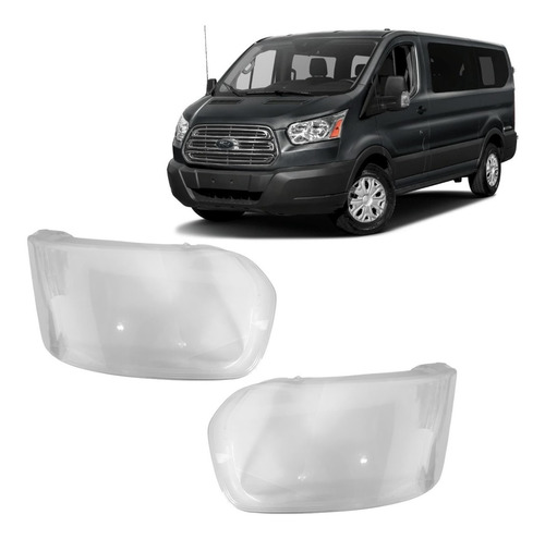 Lente De Optica Acrilico P/ Ford Transit 2014 2015 2016 