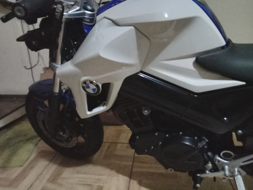Bmw F800r Azul E Branca Toda Original