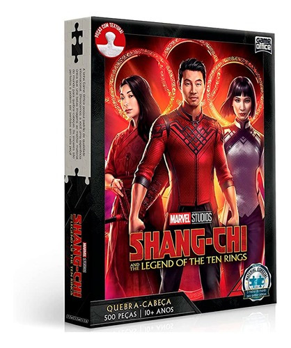 Quebra Cabeça 500 Peças Shang Chi Marvel Studios Game Office