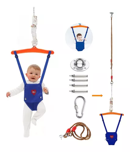 Columpio Saltador Para Bebes Cradling Con Gancho Techo