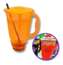 Vaso Botanero 1lt Popote 28 Cm De Plástico Para Michelada