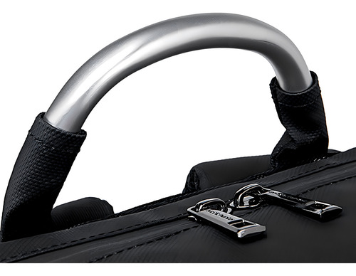 Mochila Pasta Executiva Multifuncional Reforçada Notebook Cor Preto Desenho Do Tecido Liso