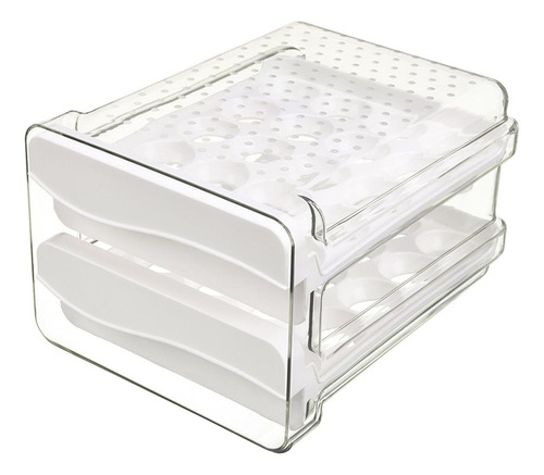 Recipiente De Armazenamento De Ovos De 2 Camadas Recipiente