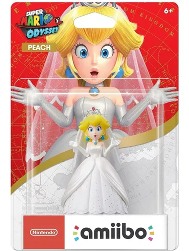 Amiibo Super Mario Odyssey Princesa Peach Switch Wii U 3ds