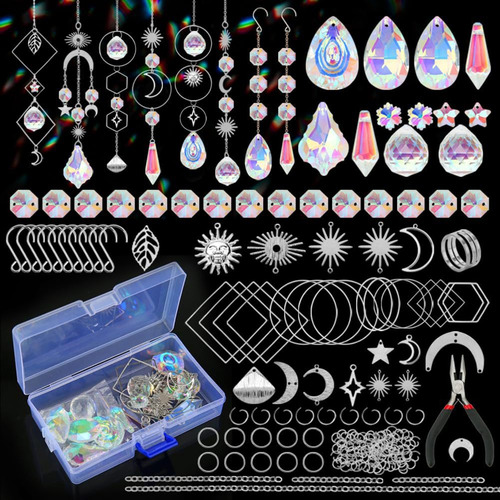 Set De 200 Suncatchers Craft Set De Atrapasoles Con Aro