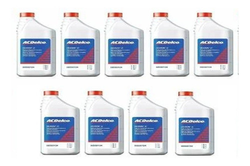 Kit 9 Lts Óleo Câmbio Automático Prisma 13/19 Acdelco Gm