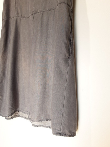 Imagen 4 de 9 de Vestido Esprit Color Gris Sin Mangas Y Bolsillos, Talla S