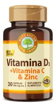 Comprar Vitamina D3 + Vitamina C & Zinc 400 Iu 30 Cápsulas Naturelab Sabor Sin sabor