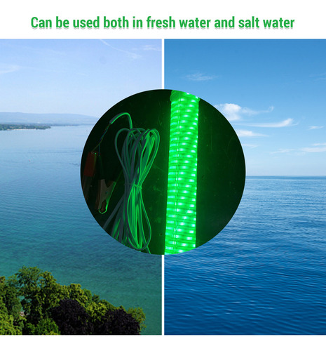 Buscador De Peces Submarinos Con Luz Led Sumergible De 12 V