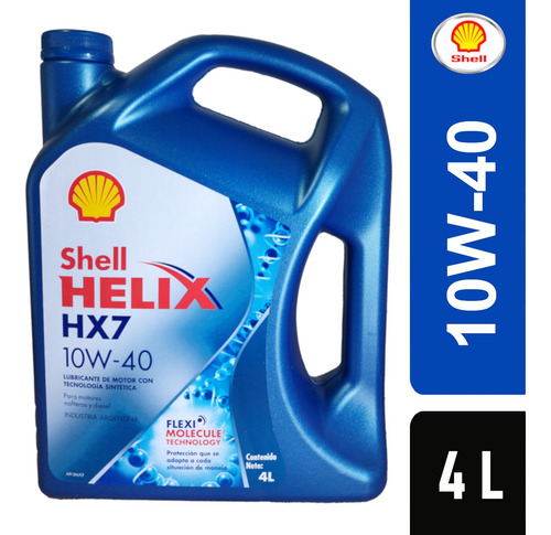 Acetite Shell Helix Hx7 10w40 Semisintetico Nafta O Diesel